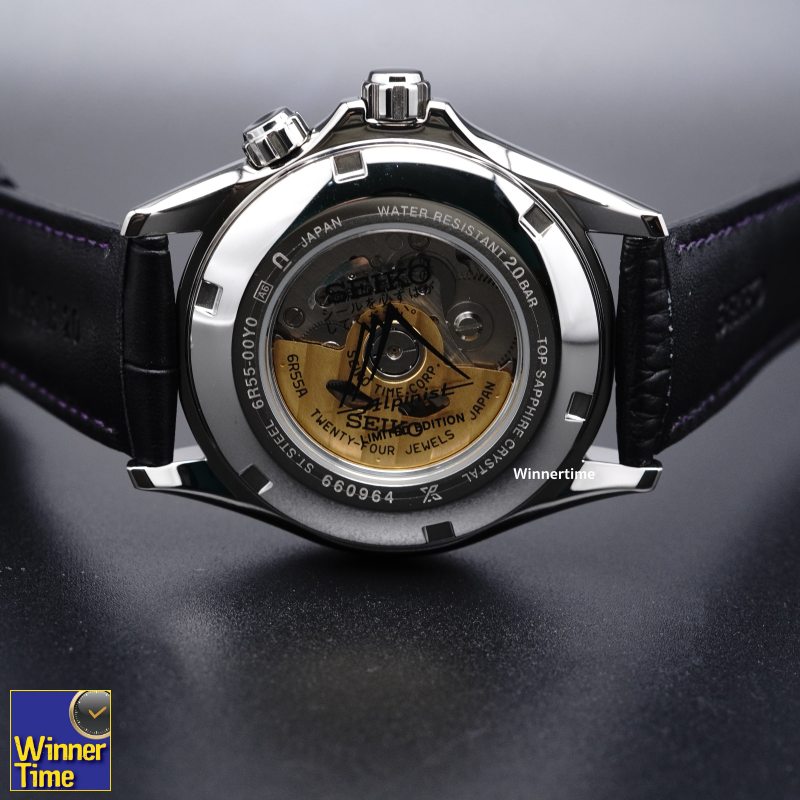 นาฬิกาข้อมือผู้ชาย Seiko Prospex Alpinist Mechanical 145th Anniversary Limited Edition รุ่น HBC006J สีม่วง