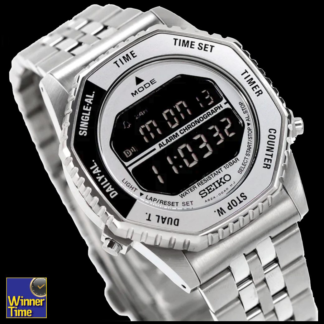 นาฬิกาข้อมือ SEIKO Digital Quartz Rotocall รุ่น HFL002P,HFL002P1,HFL002