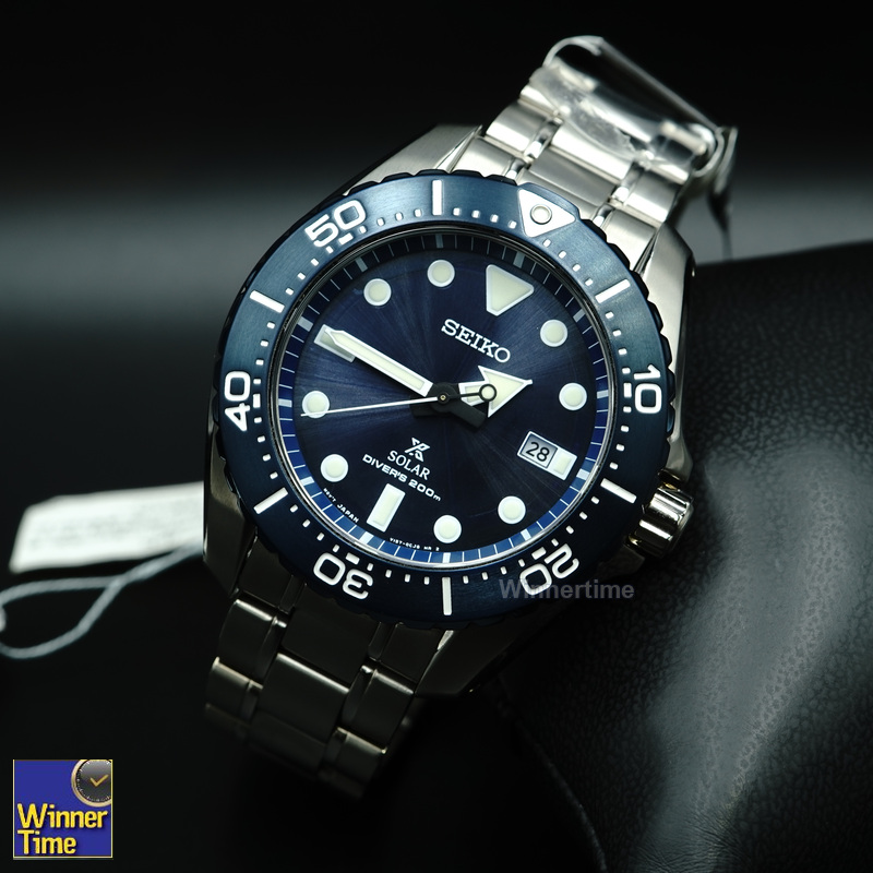นาฬิกาข้อมือSEIKO Titanium Prospex Solar DIVER 200 M (MADE IN JAPAN) รุ่น SBDJ011J