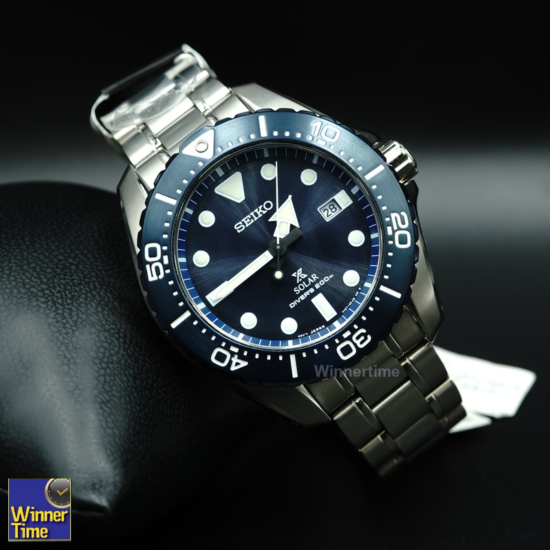 นาฬิกาข้อมือSEIKO Titanium Prospex Solar DIVER 200 M (MADE IN JAPAN) รุ่น SBDJ011J