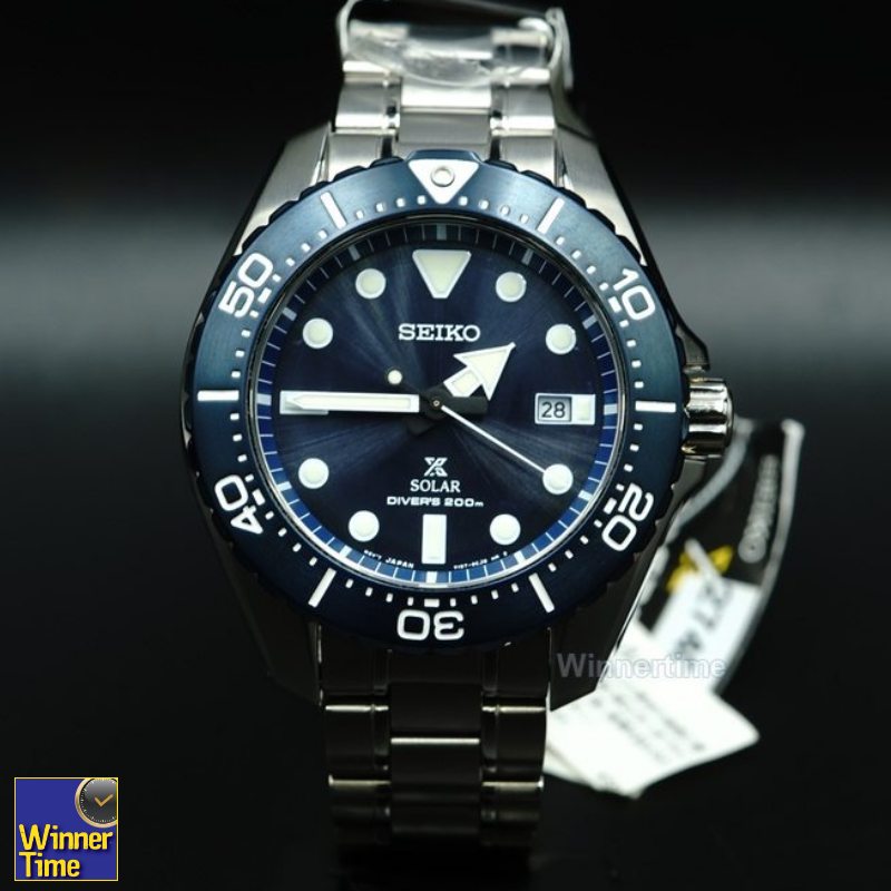 นาฬิกาข้อมือSEIKO Titanium Prospex Solar DIVER 200 M (MADE IN JAPAN) รุ่น SBDJ011J