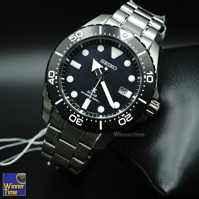นาฬิกาข้อมือSEIKO Titanium Prospex Solar DIVER 200 M (MADE IN JAPAN) รุ่น SBDJ013J