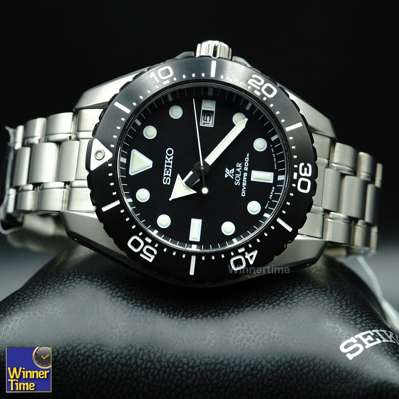 นาฬิกาข้อมือSEIKO Titanium Prospex Solar DIVER 200 M (MADE IN JAPAN) รุ่น SBDJ013J
