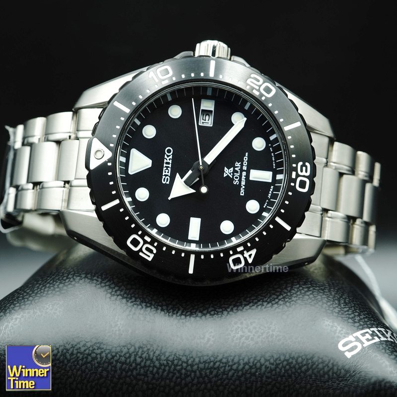 นาฬิกาข้อมือSEIKO Titanium Prospex Solar DIVER 200 M (MADE IN JAPAN) รุ่น SBDJ013J